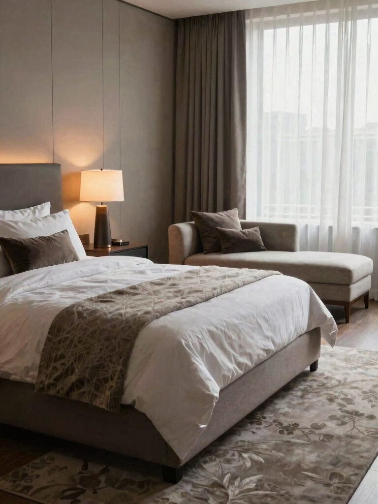 comfortable lighting for guests