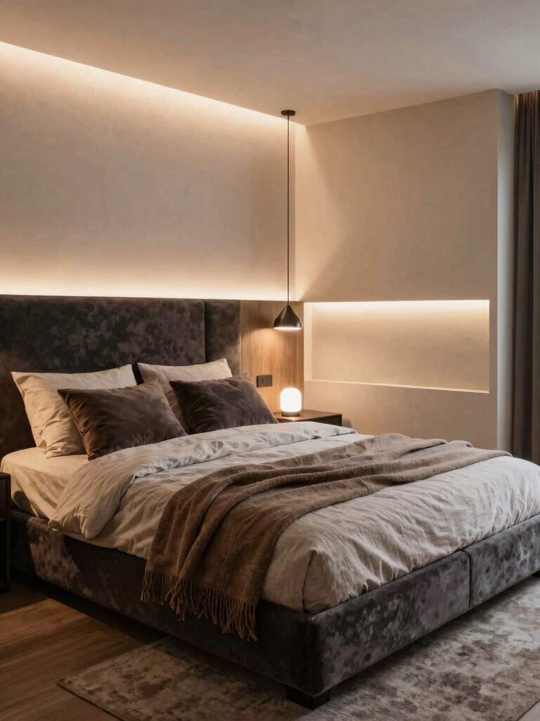 cozy ambiance with layered lighting