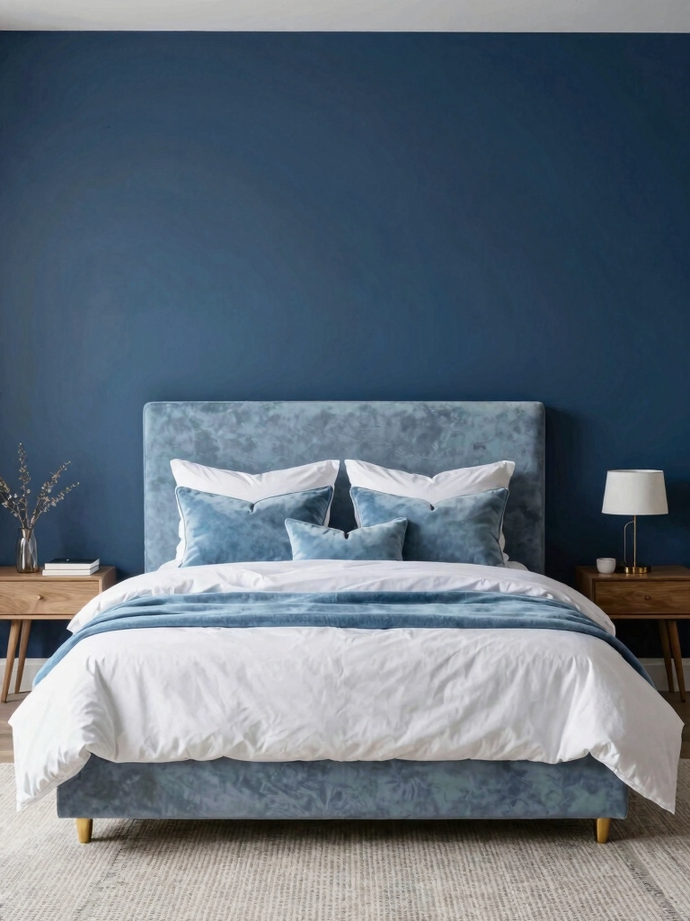cozy blue small bedrooms