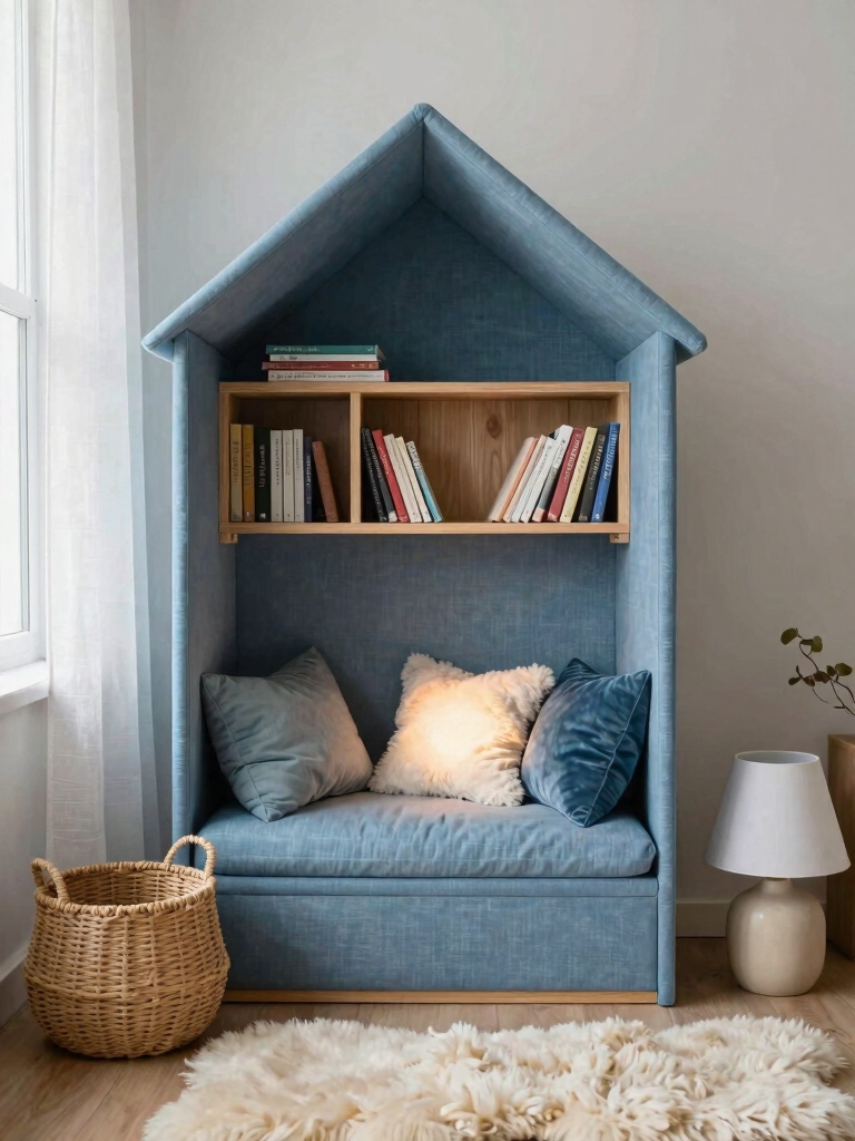 cozy diy reading nook