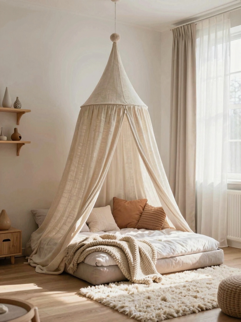 cozy fabric hideaway forts
