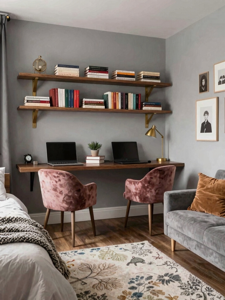cozy functional reading nook