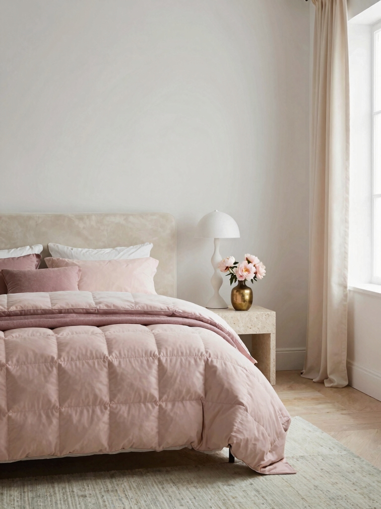 cozy intentional pastel layering