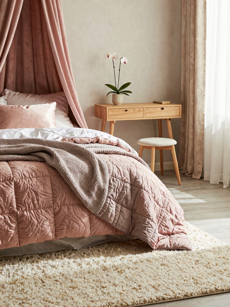cozy inviting texture layering