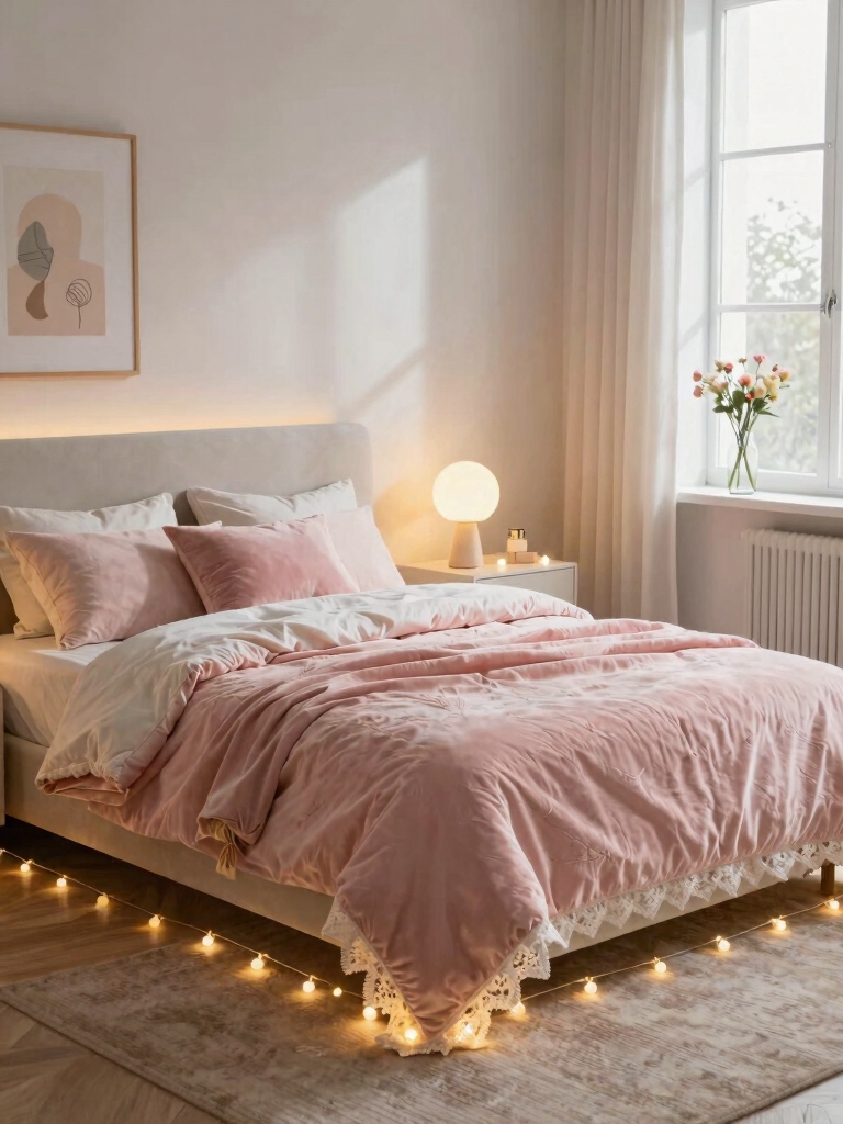 cozy layered lighting ambiance