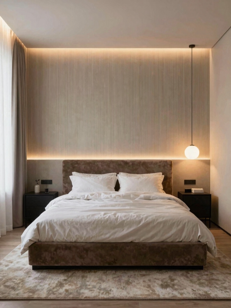 cozy layered lighting zones