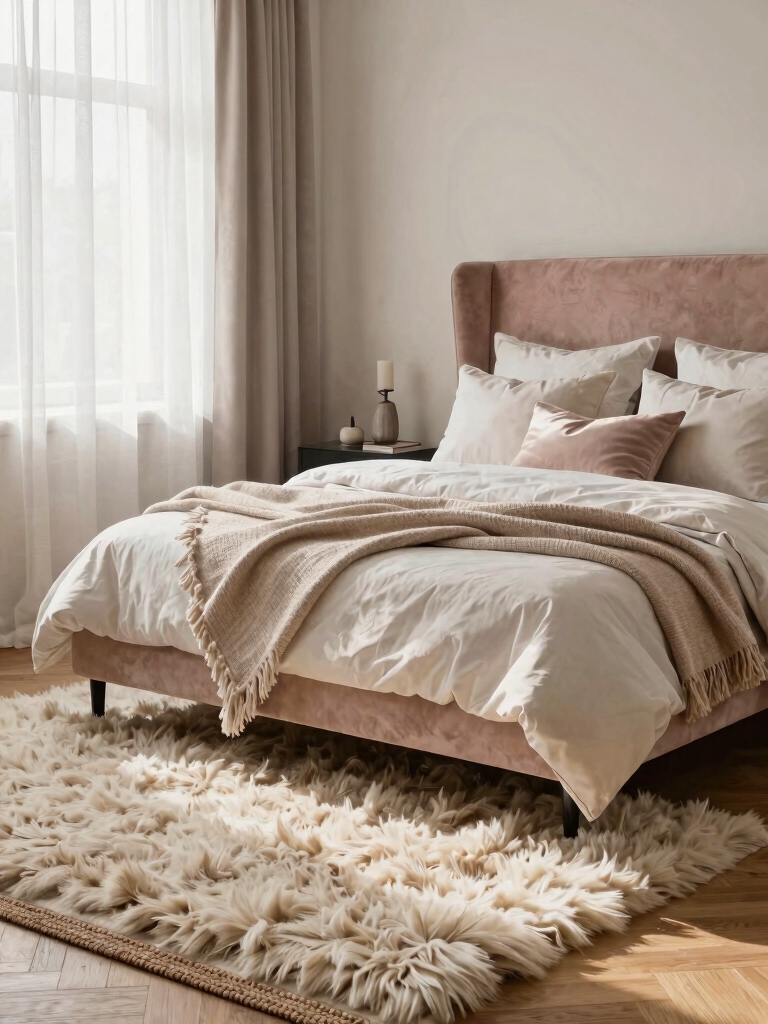 cozy layered tactile textures
