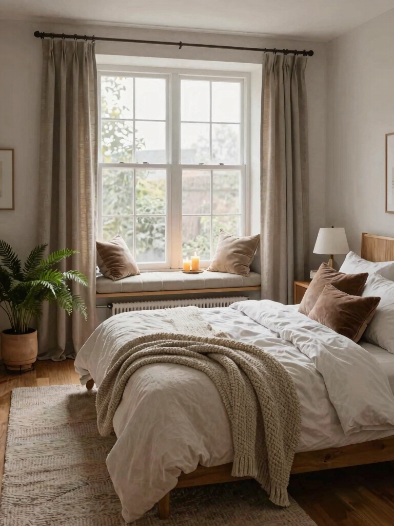 cozy layered textile comfort