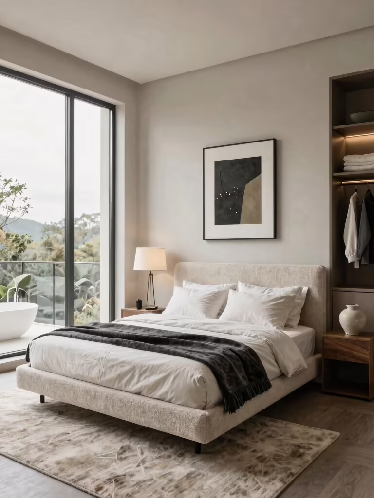 cozy modern guest bedrooms