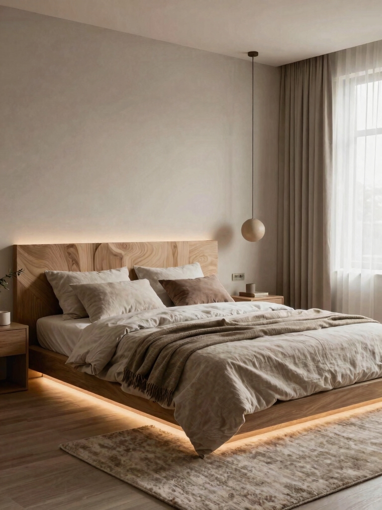 cozy modern sleep sanctuary