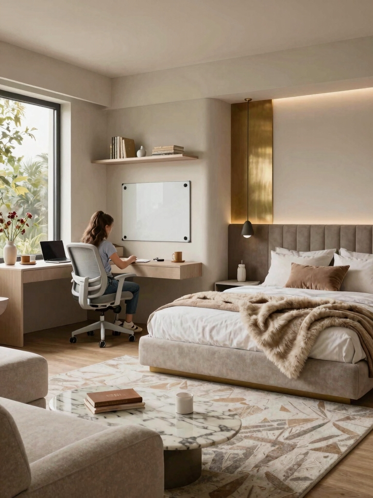 cozy multi use space design