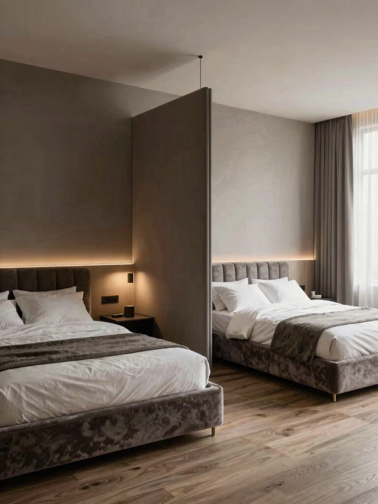 cozy personal sleeping zones