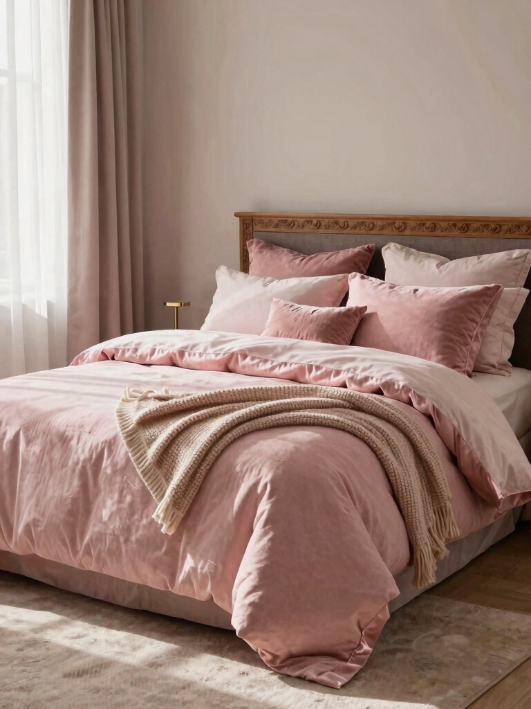 cozy pink bedding combinations