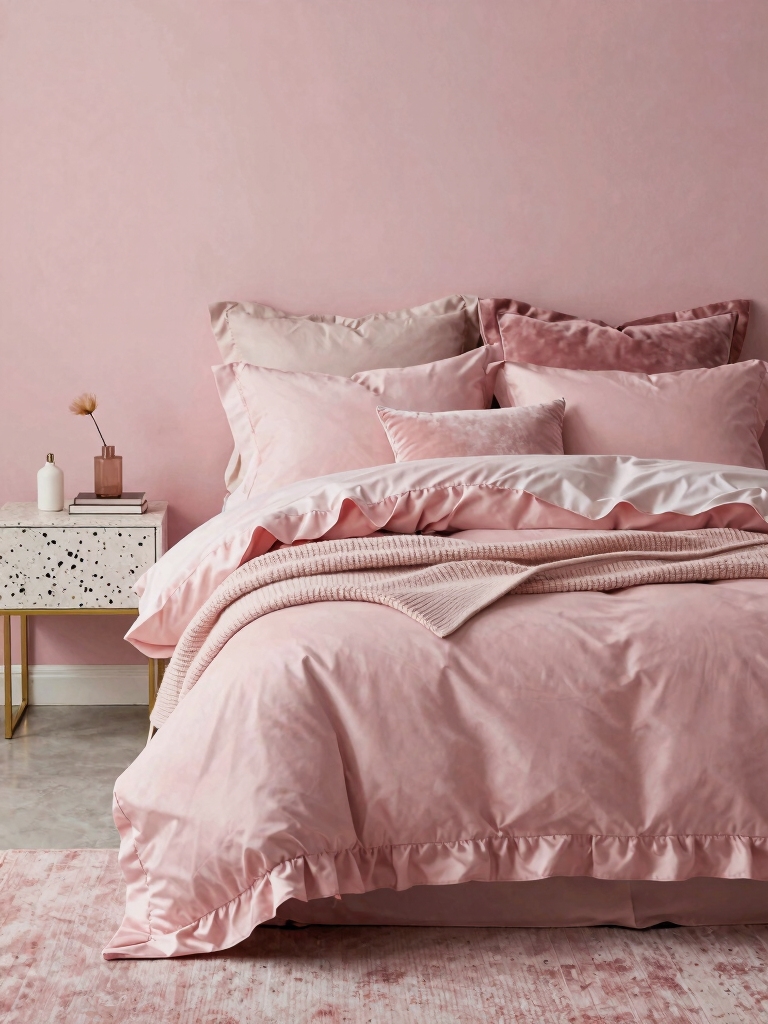 cozy pink bedding essentials
