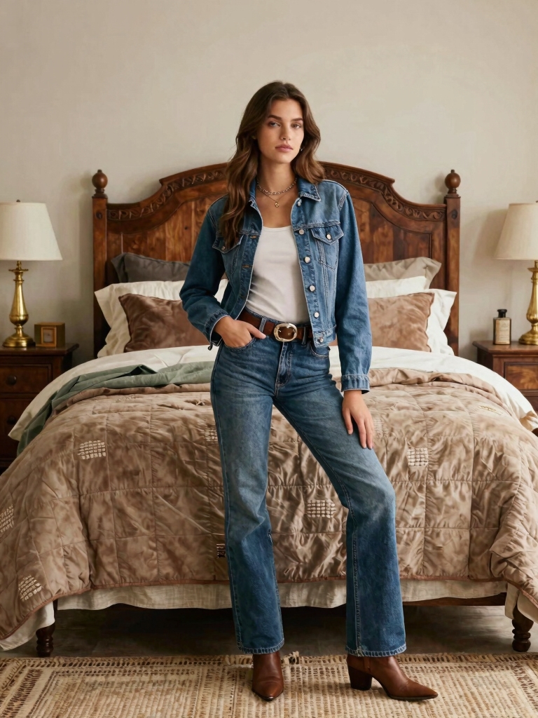 cozy ranch style bedding layers