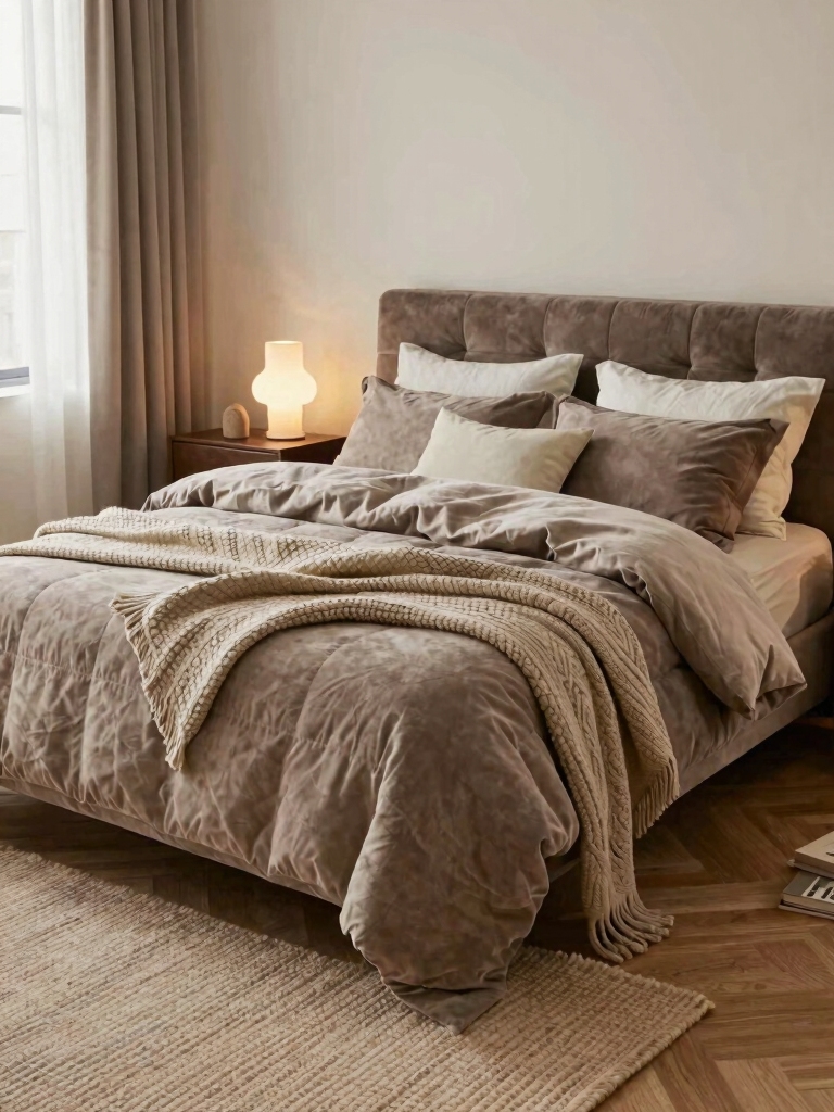 cozy sanctuary with textures