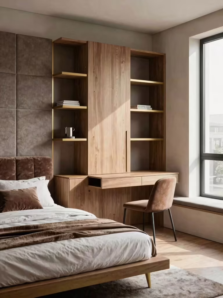 cozy space saving bedroom designs