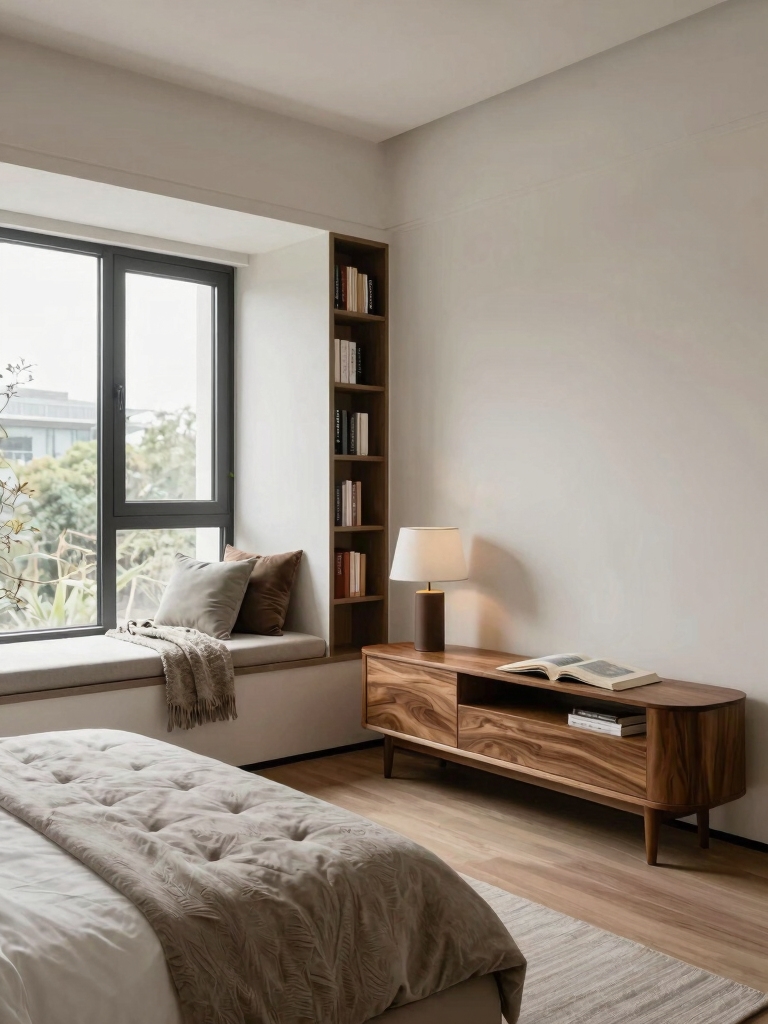cozy stylish reading nook