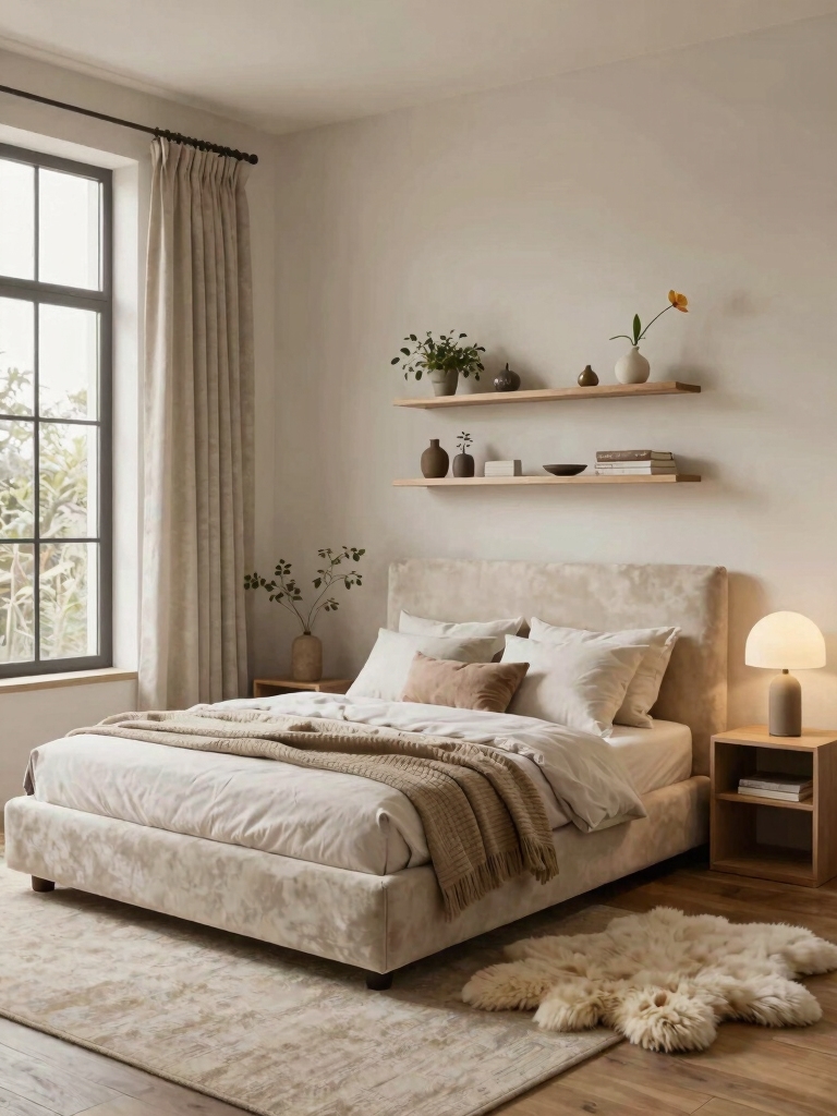 cozy textures and smart storage
