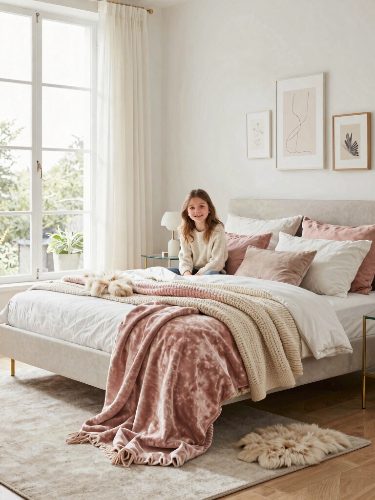 cozy textures for warmth