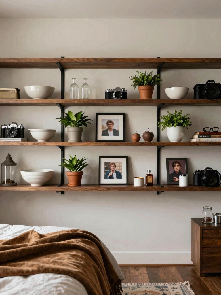 curated shelves effortless style