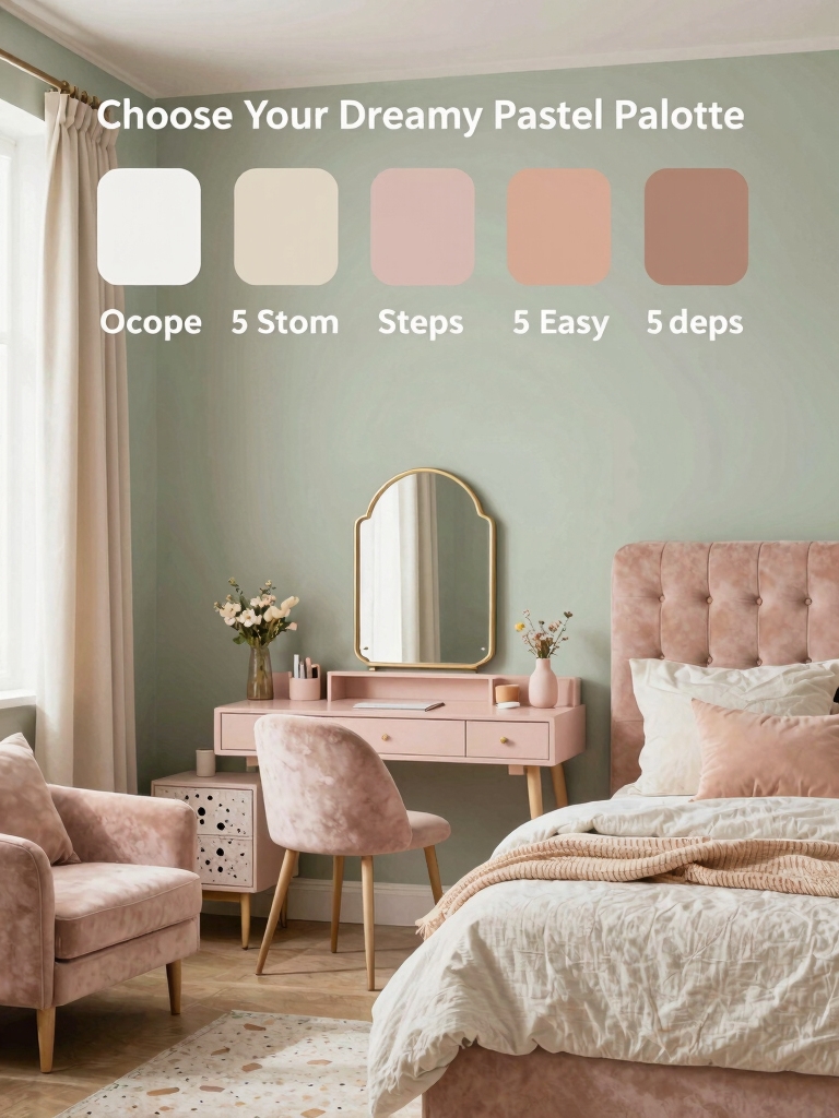 dreamy pastel color selection