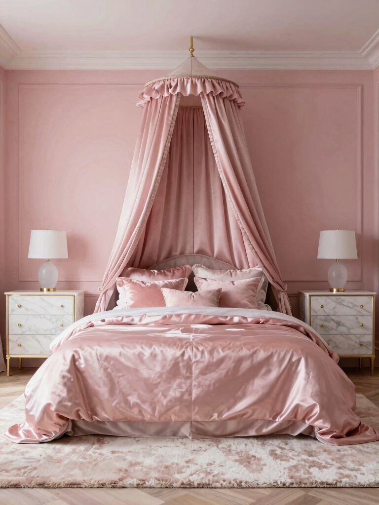 dreamy pink bedroom ideas