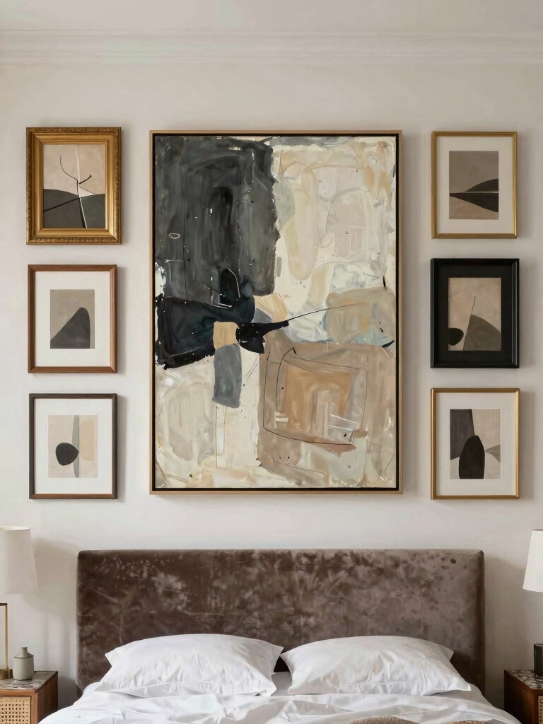 eclectic gallery wall storytelling