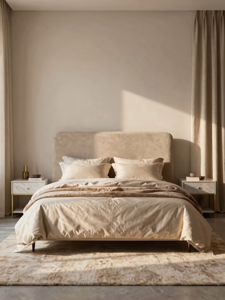 effortlessly chic beige bedrooms