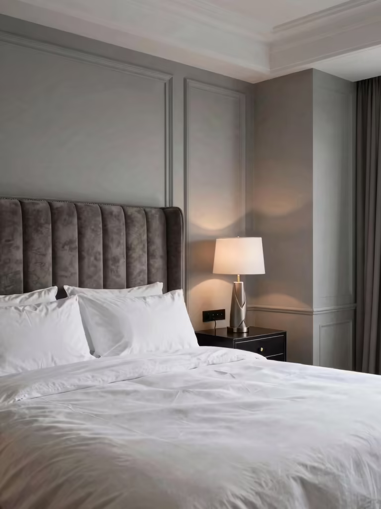 elegant grey bedroom designs