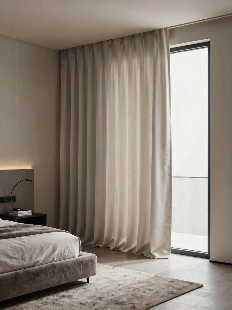 elegant simple curtain design
