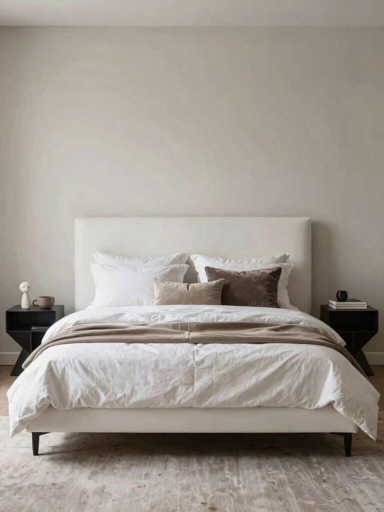 elegant white headboard designs