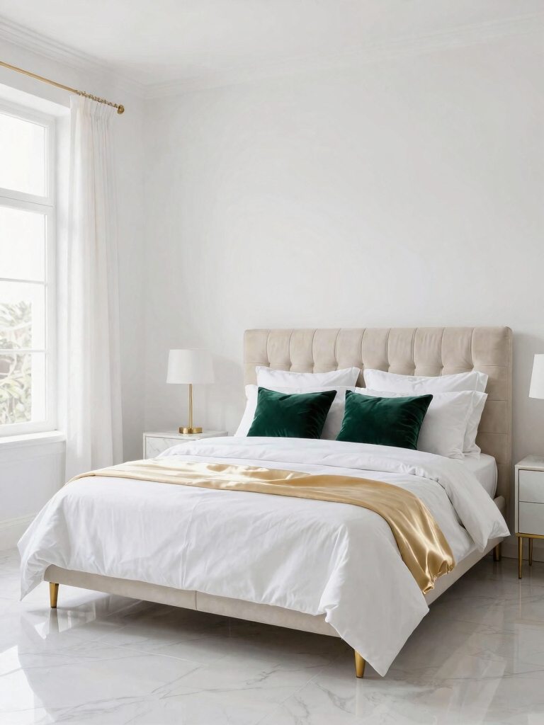 fresh glamorous white backdrop