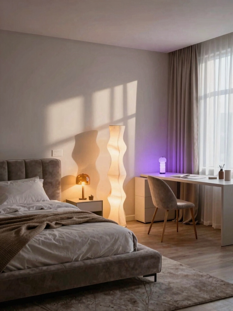 layered cozy lighting control