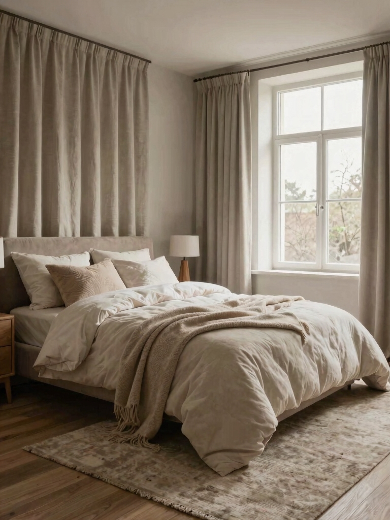 layered textures minimalist warmth