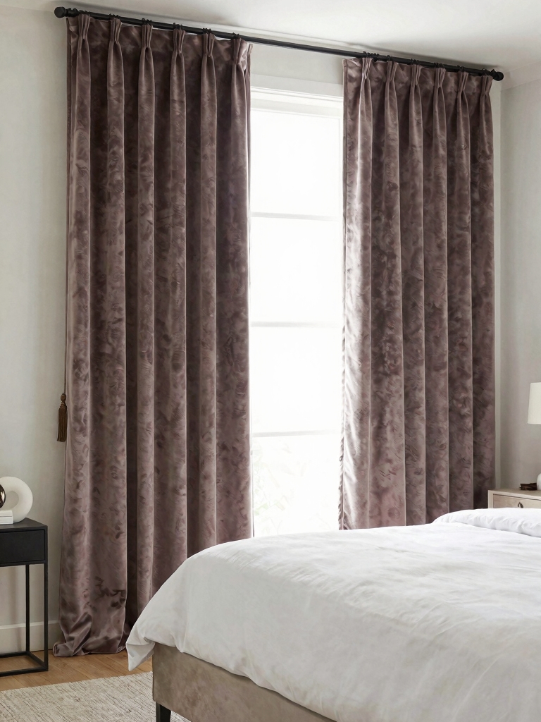 luxe velvet drapes elevate ambiance
