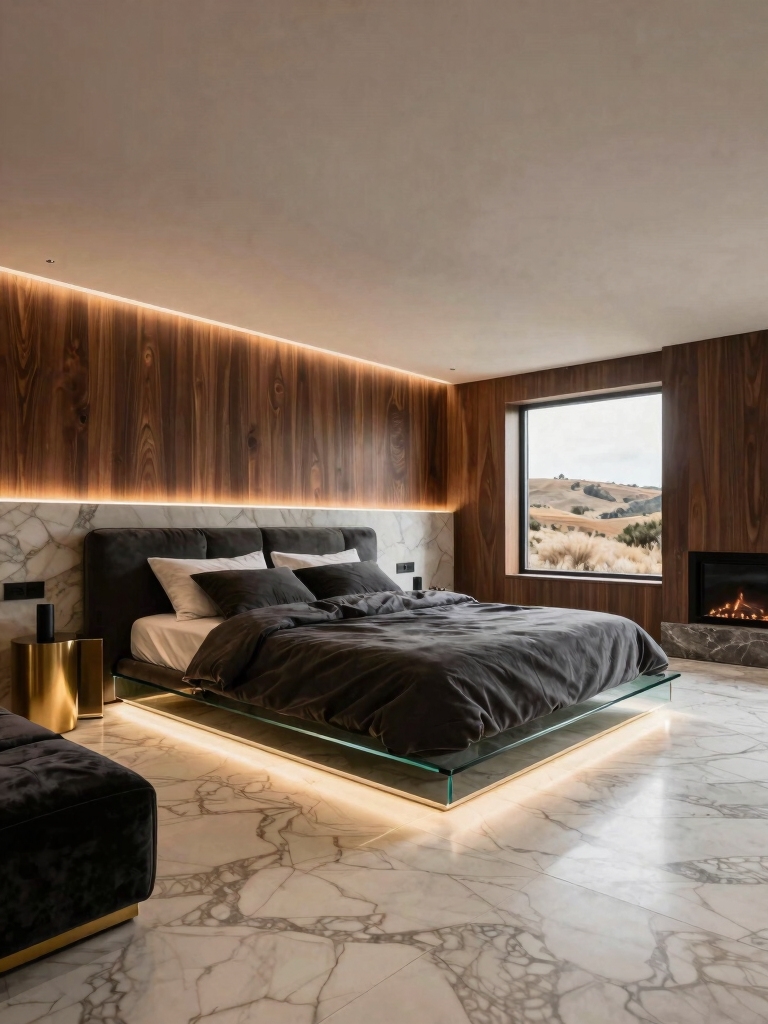 luxurious basement bedroom foundations