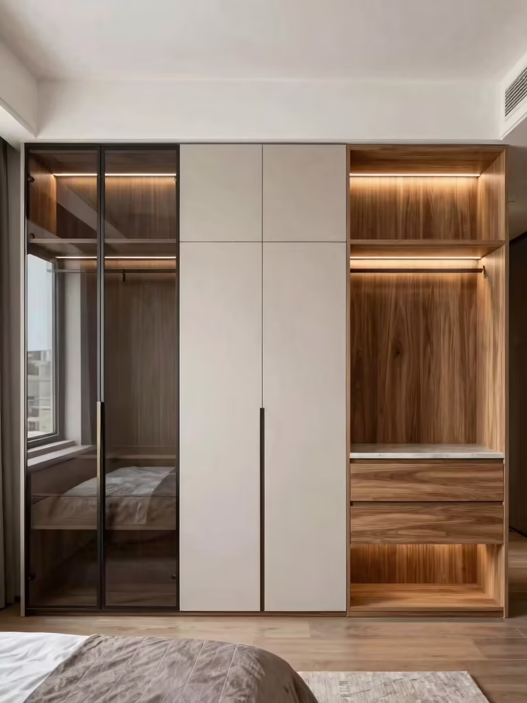 maximize bedroom storage space
