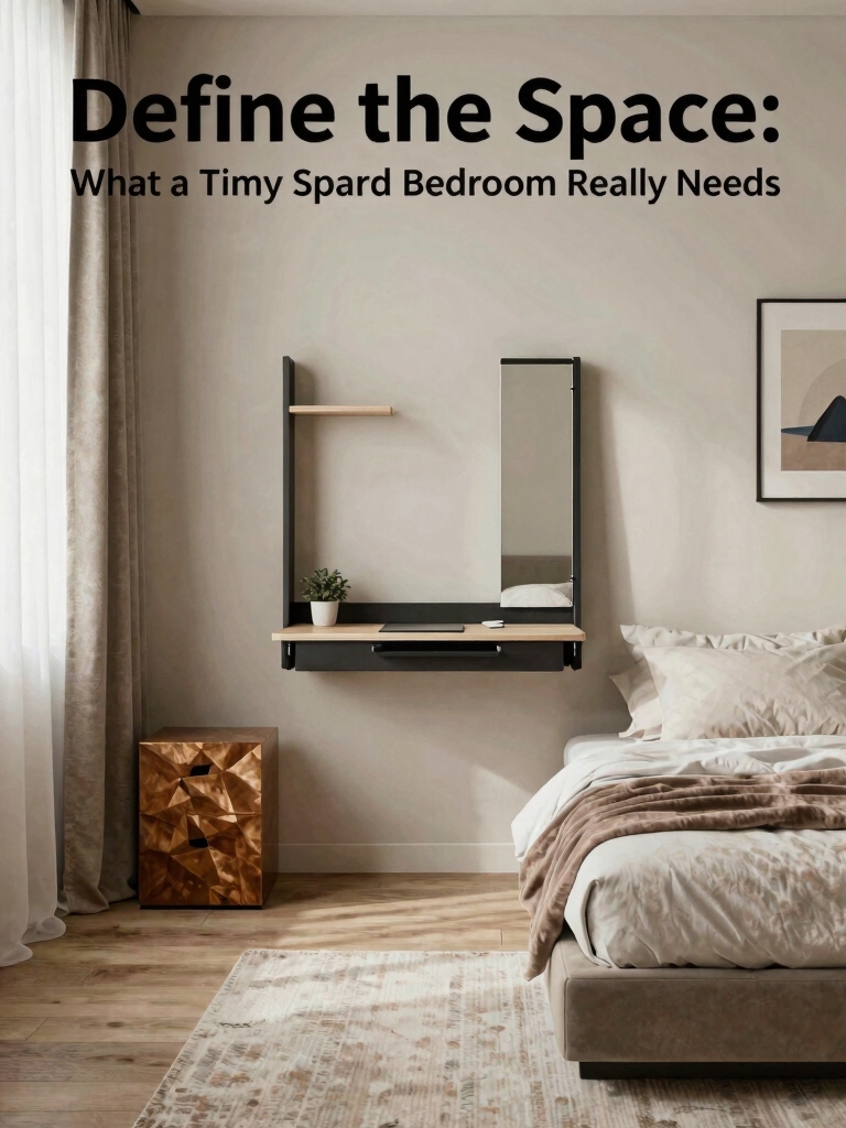 maximize small bedroom functionality