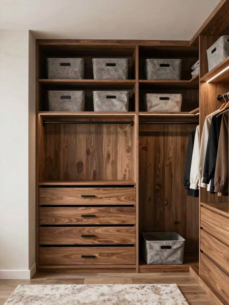 maximize tiny bedroom closet
