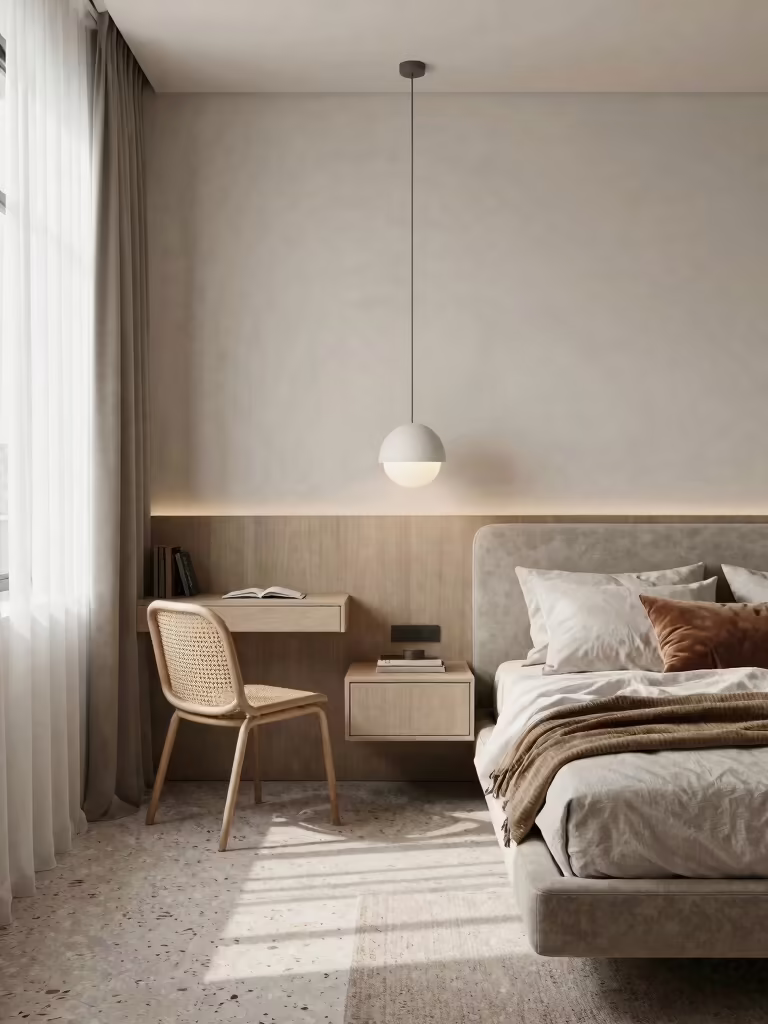 maximize tiny bedroom space