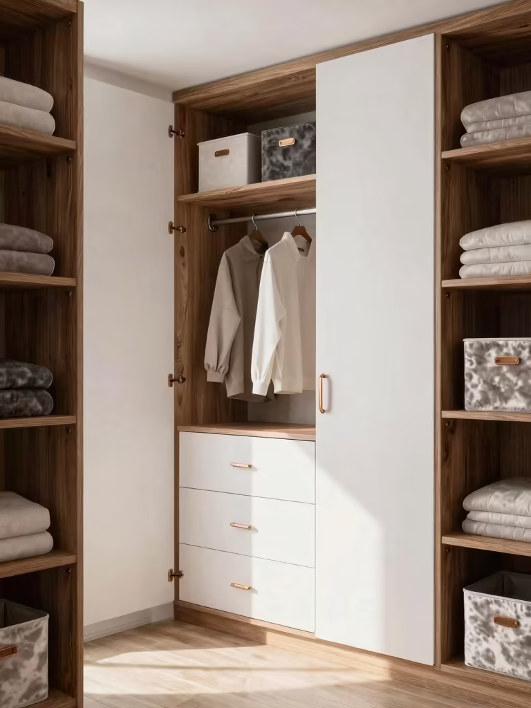 maximize tiny closet space