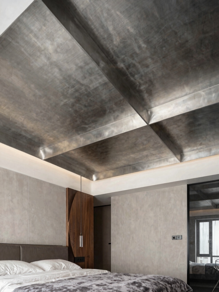 metallic ceiling sheen exploration