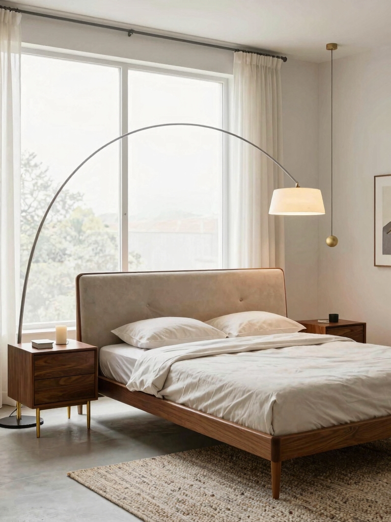 mid century lighting ambiance transformation