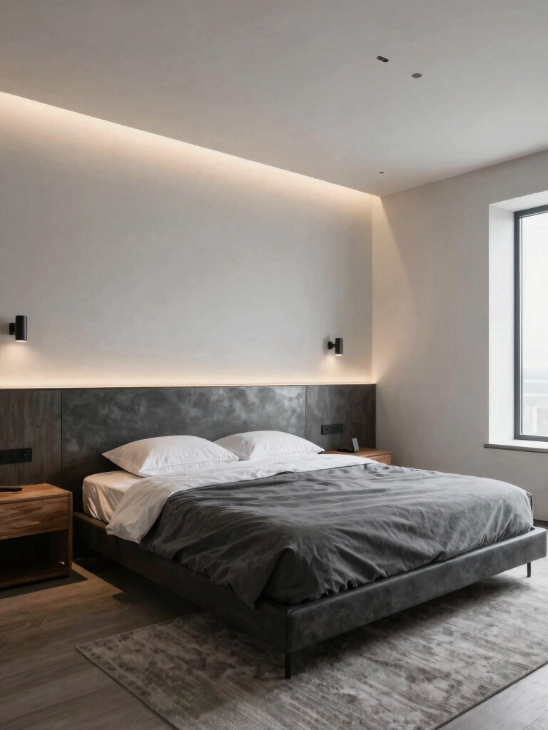 modern layered lighting design