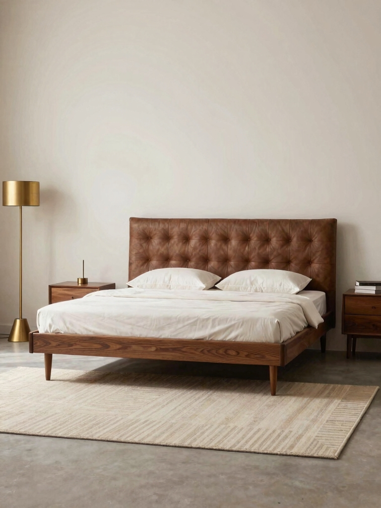 modern mid century bedroom design