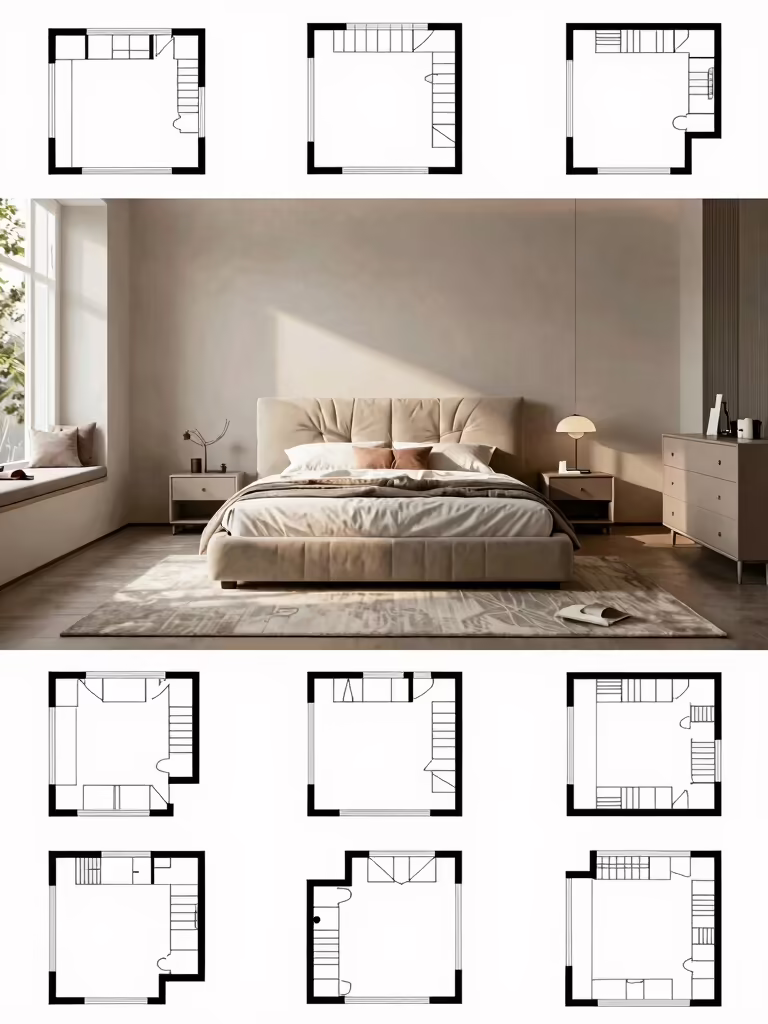 optimal bedroom layout tips