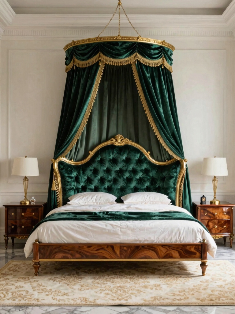 regal canopy statement headboard