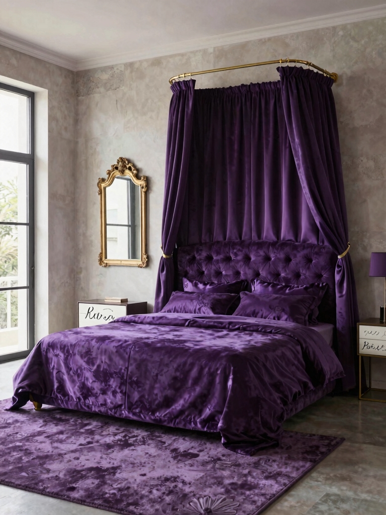 regal relaxation through purple