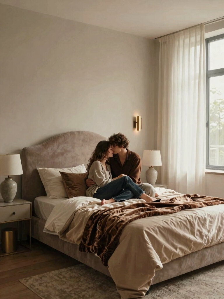 romantic couple bedroom inspiration